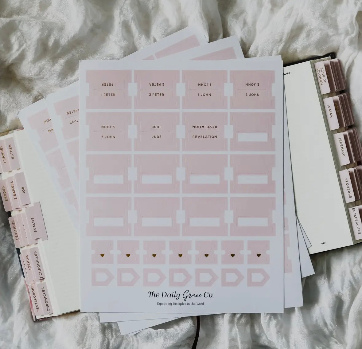 Blush Bible Tabs