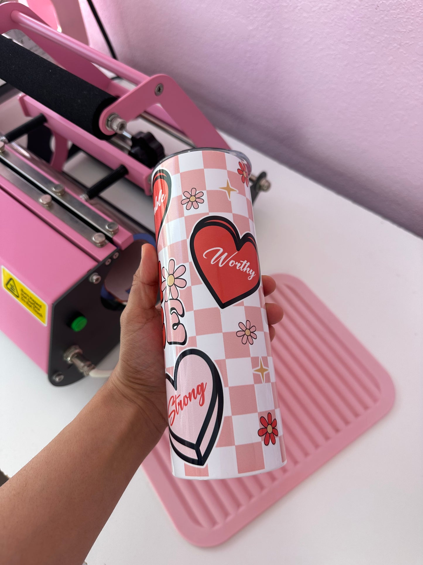 God Says You Are tumbler, Christian Valentine’s gifts, faith-inspired drinkware, Christian gift ideas, inspirational 20oz tumbler, Christian Valentine’s Day cup, insulated stainless
