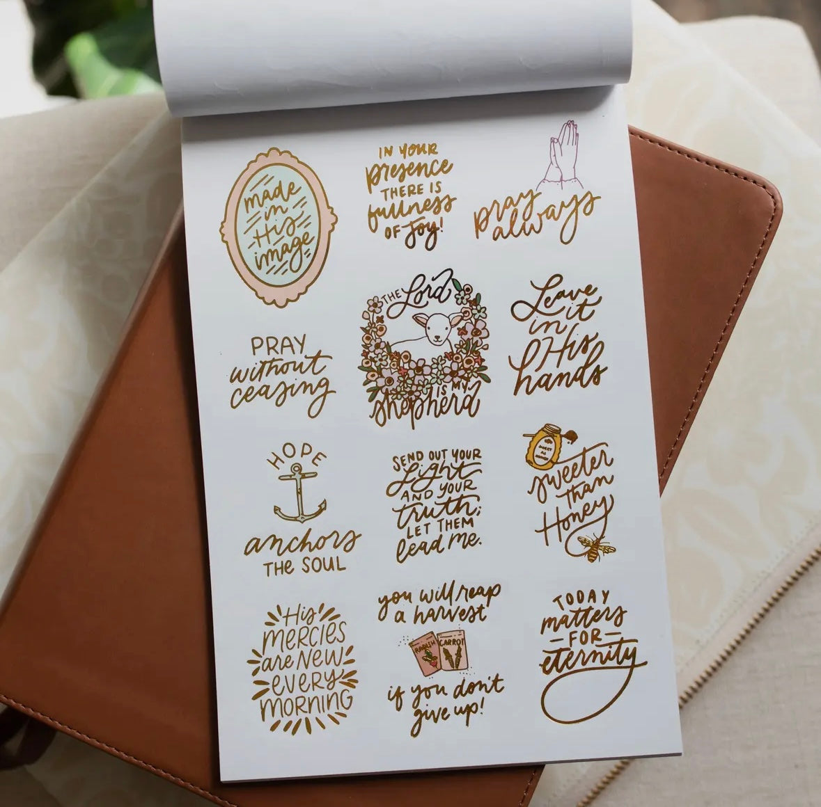 Bible study stickers| Goodness and Mercy
