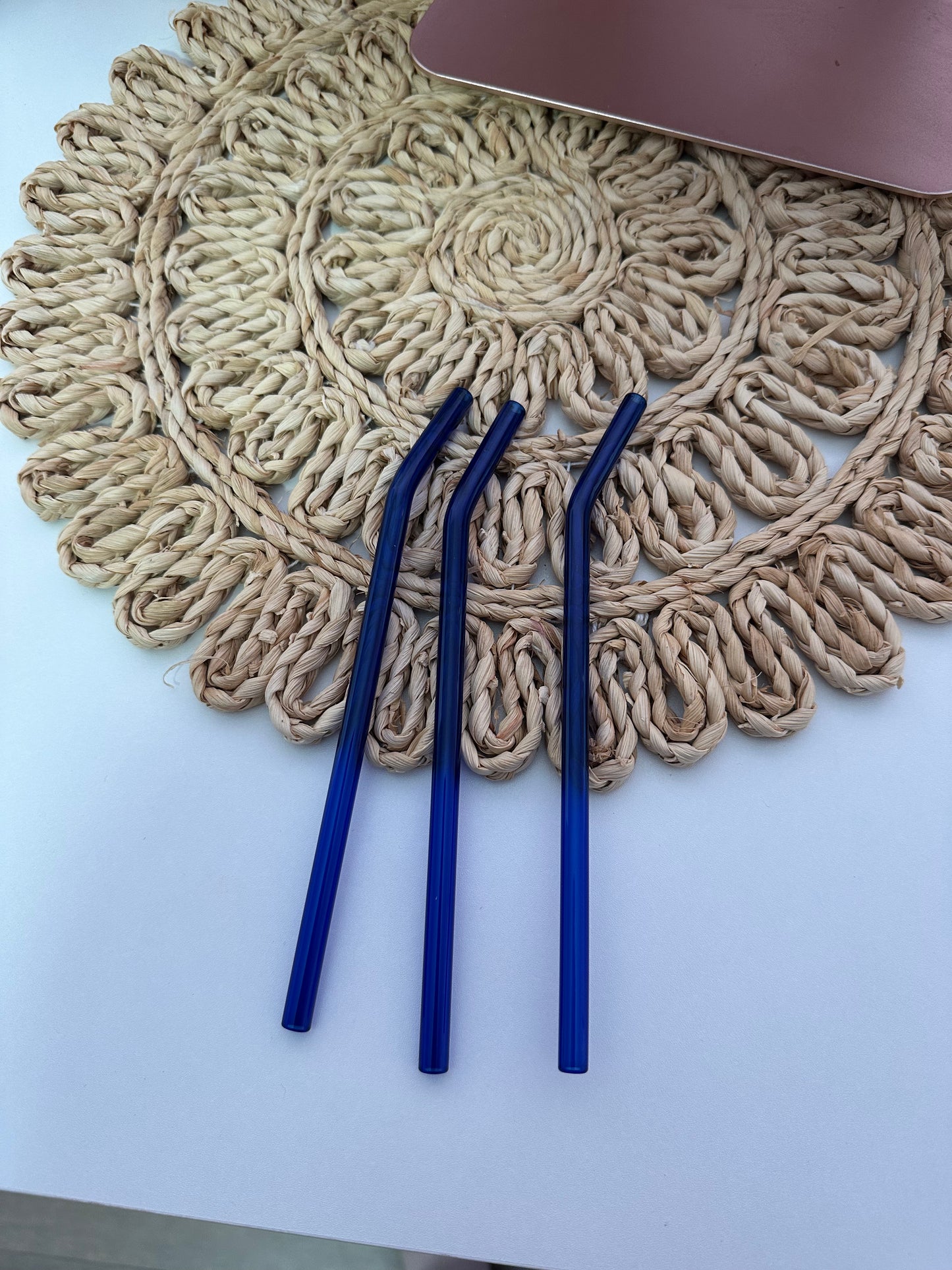 Glass Straw | Glass Bent Straw for 16oz Glass Can Cup | Glass Straw for Iced Coffee | Reusable Straw | Colorful Glass Straws