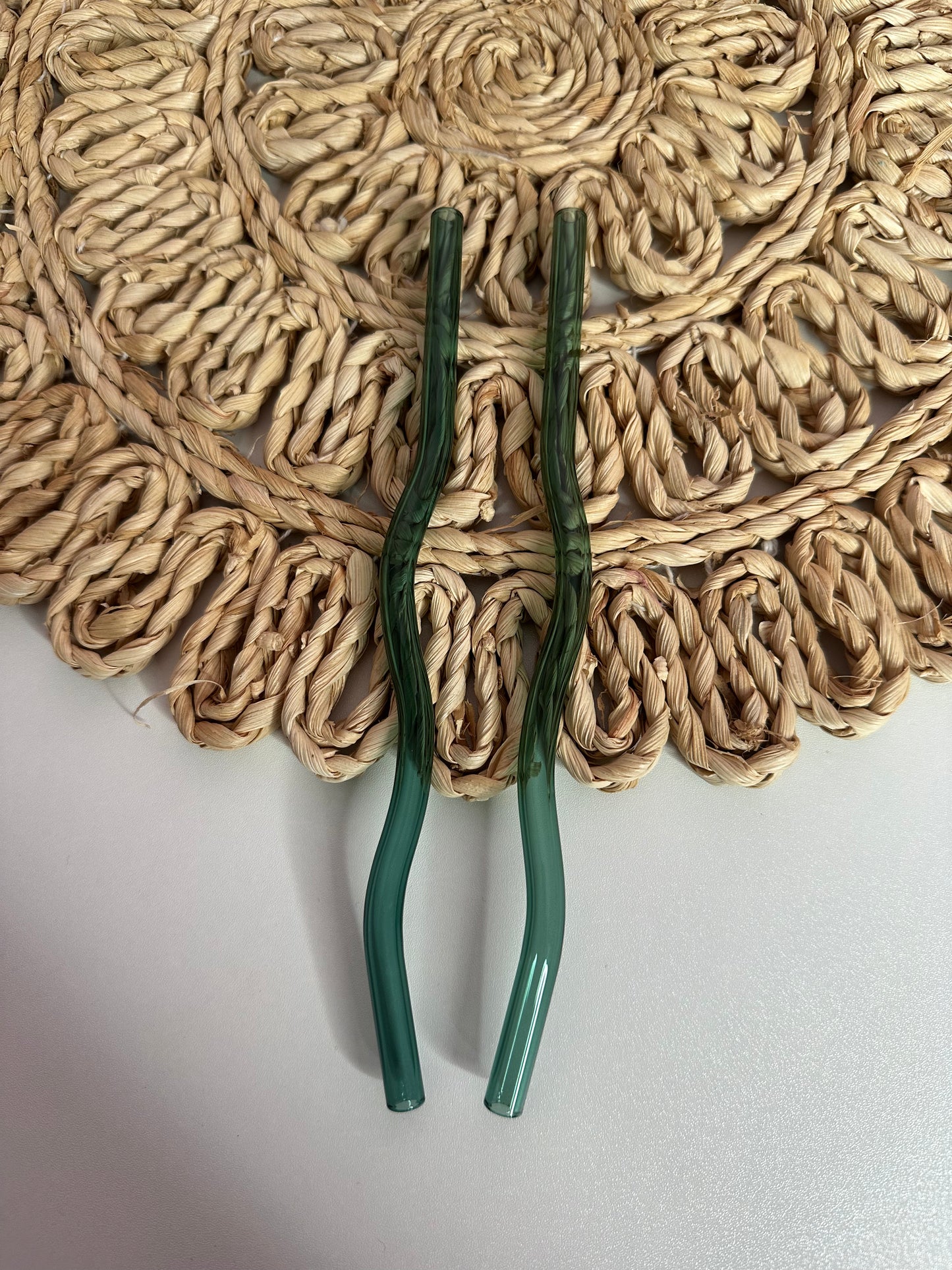 Glass Straw | Glass Bent Straw for 16oz Glass Can Cup | Glass Straw for Iced Coffee | Reusable Straw | Colorful Glass Straws