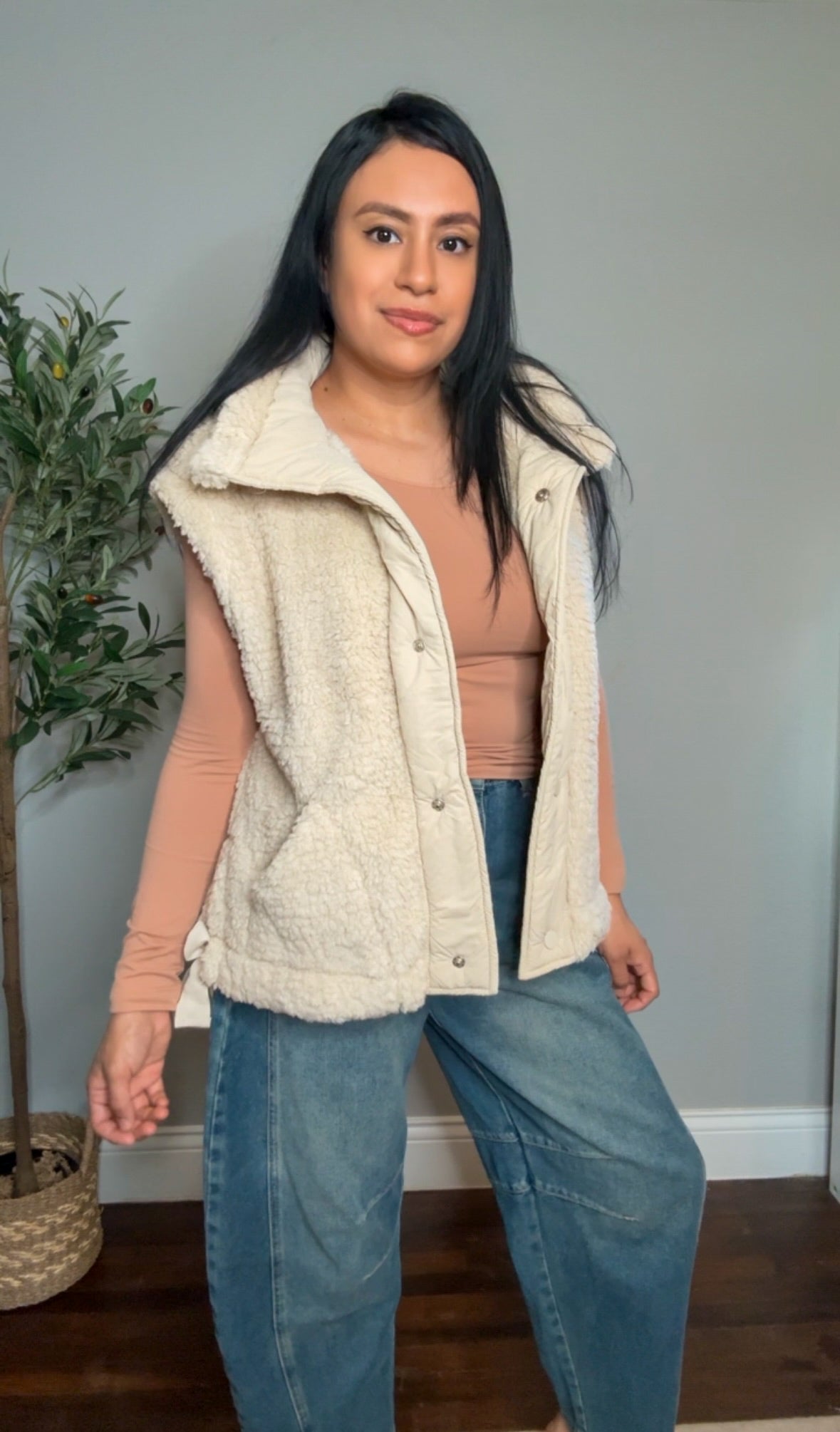 Cozy Promise Sherpa vest