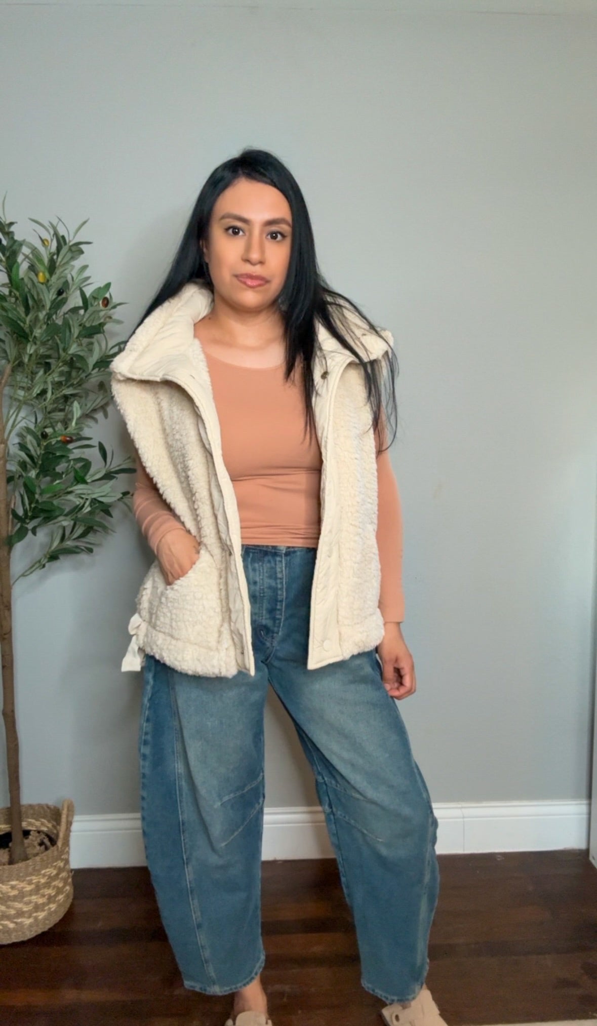 Cozy Promise Sherpa vest
