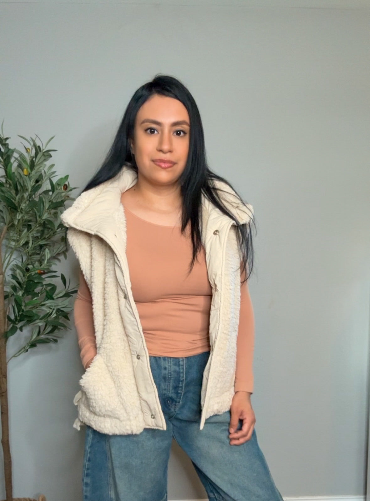 Cozy Promise Sherpa vest