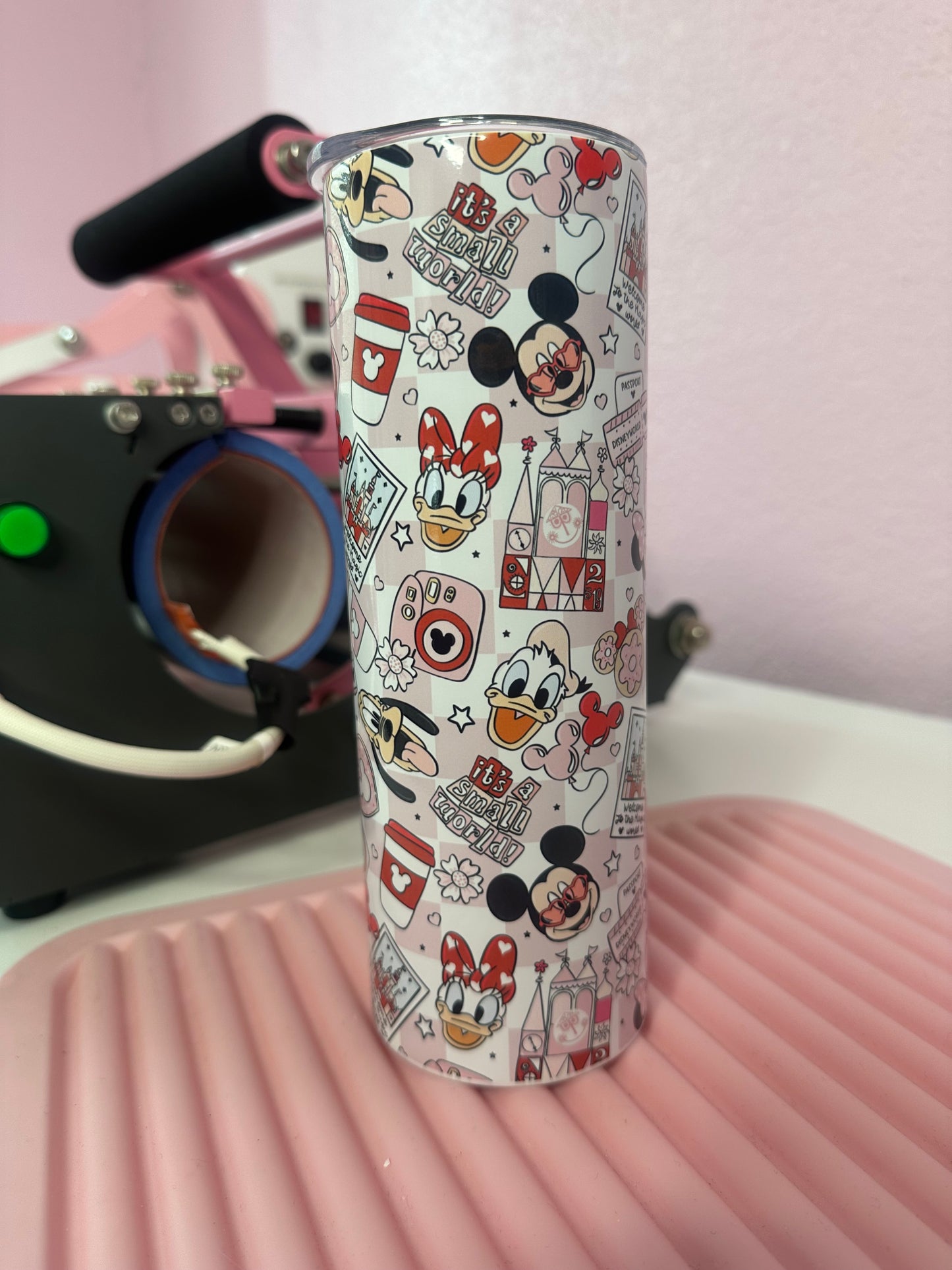 Valentine’s Mouse 20oz Tumbler, Romantic Gift for Disney Lovers, Insulated Tumbler