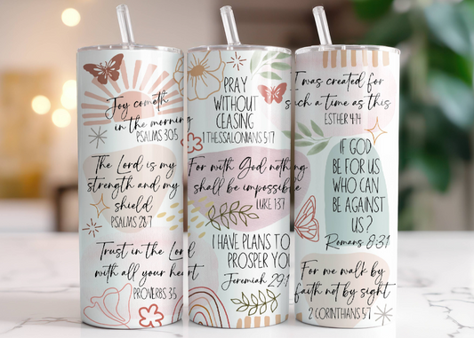 Christian 20oz Tumbler | Faith-Inspired Drinkware for Everyday Use