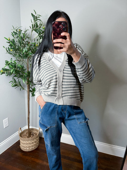 Aurora Stripes Cardigan