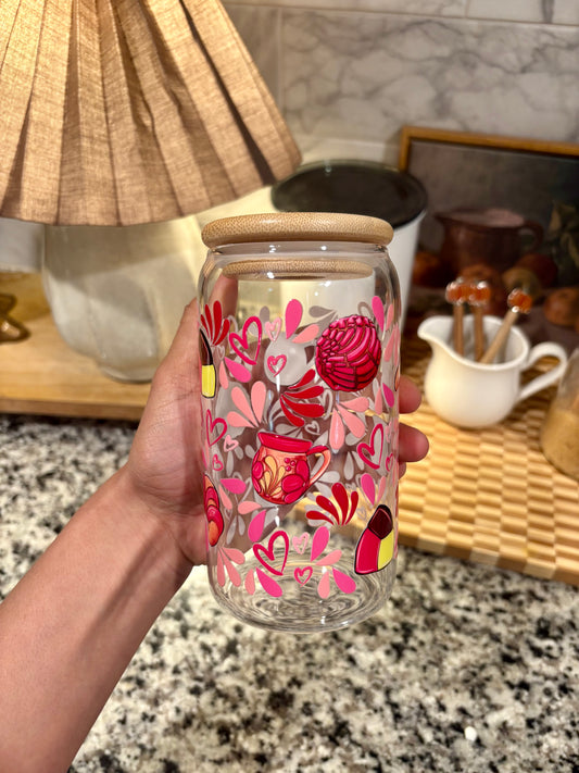 Concha glass cup