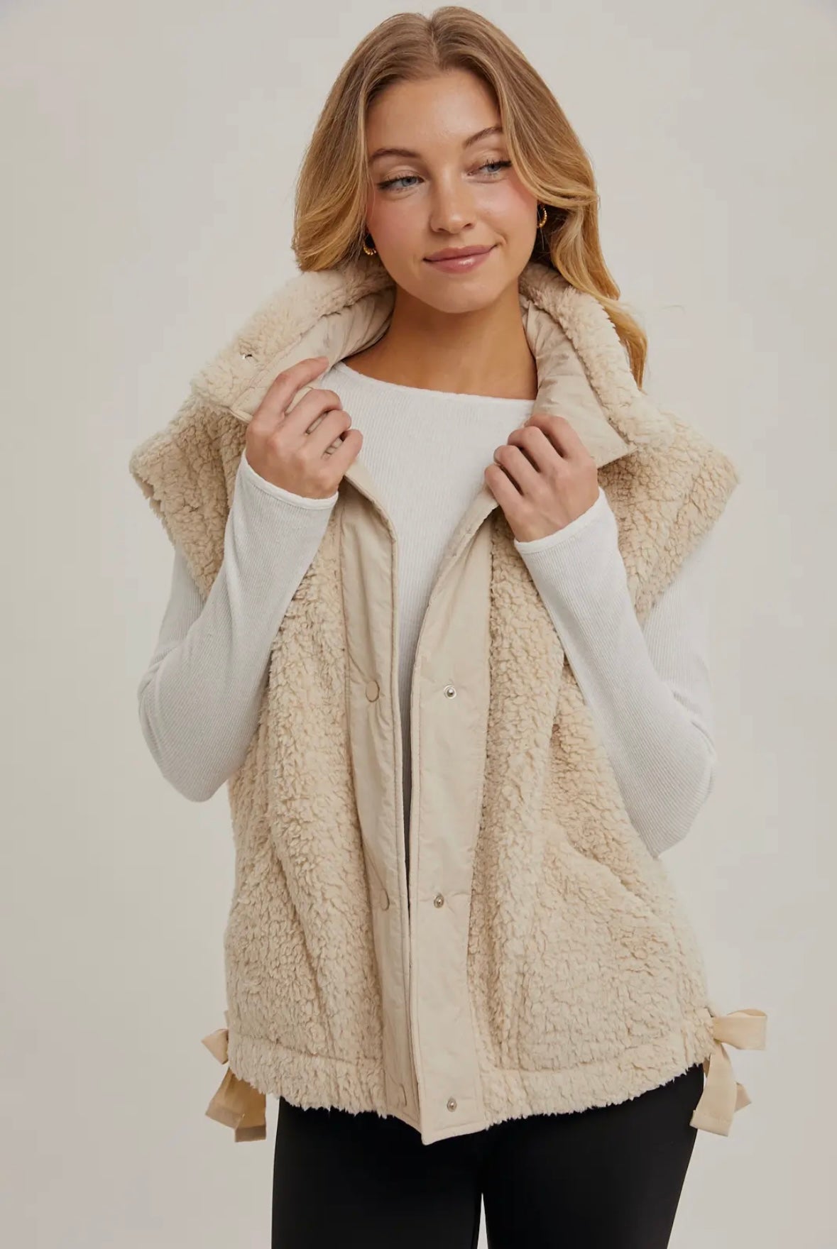 Cozy Promise Sherpa vest