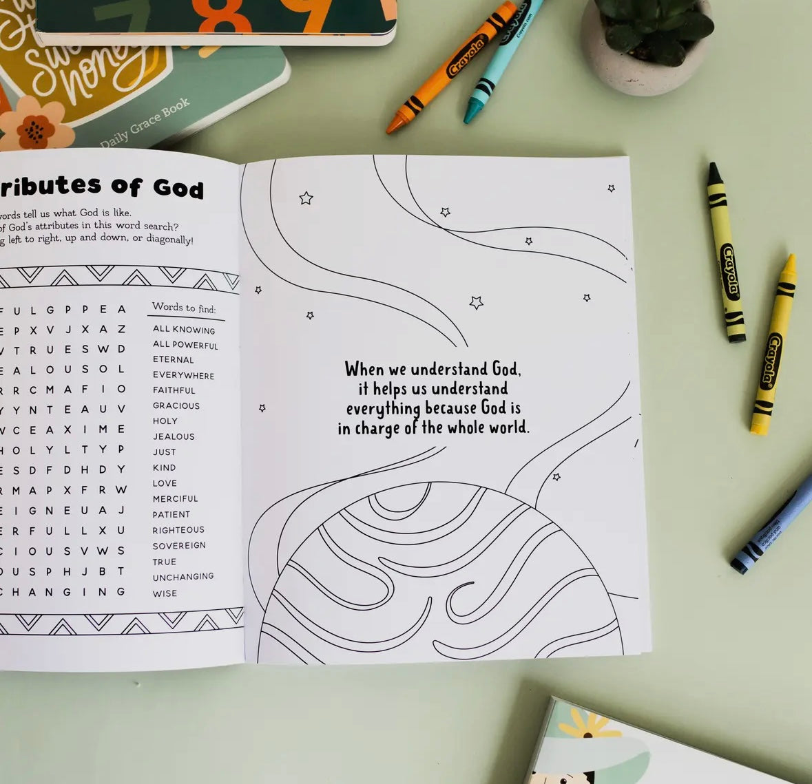 Our Great God – Kids’ Faith Coloring Book