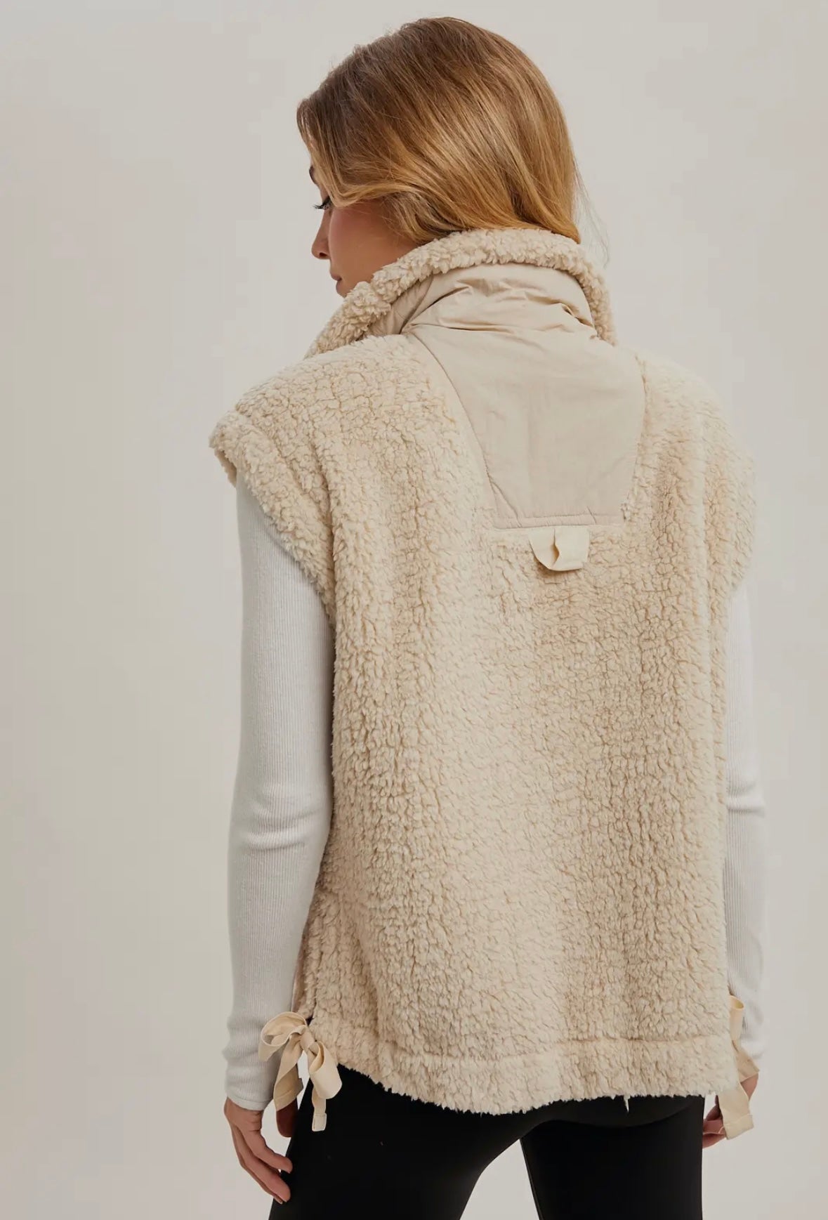 Cozy Promise Sherpa vest