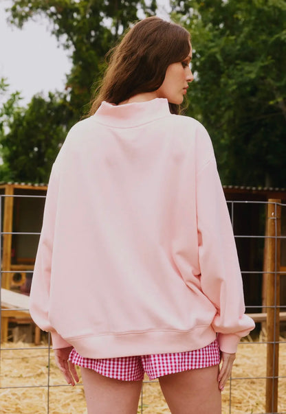 Restock**Blessed & Cozy Mockneck Crew