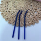 Glass Straw | Glass Bent Straw for 16oz Glass Can Cup | Glass Straw for Iced Coffee | Reusable Straw | Colorful Glass Straws