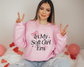 In My Soft Girl Era Sweatshirt, Women's  Sweatshirt, Coquette Sweater, Girl Gifts, Pink Coquette Bow