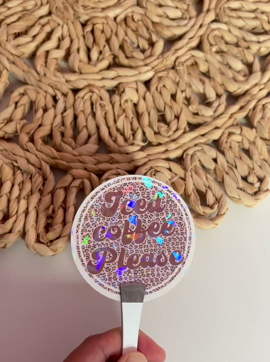 Iced Coffee Please Sticker