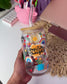 Positive Thoughts 16oz Glass Cup | Affirmation Libby Cup